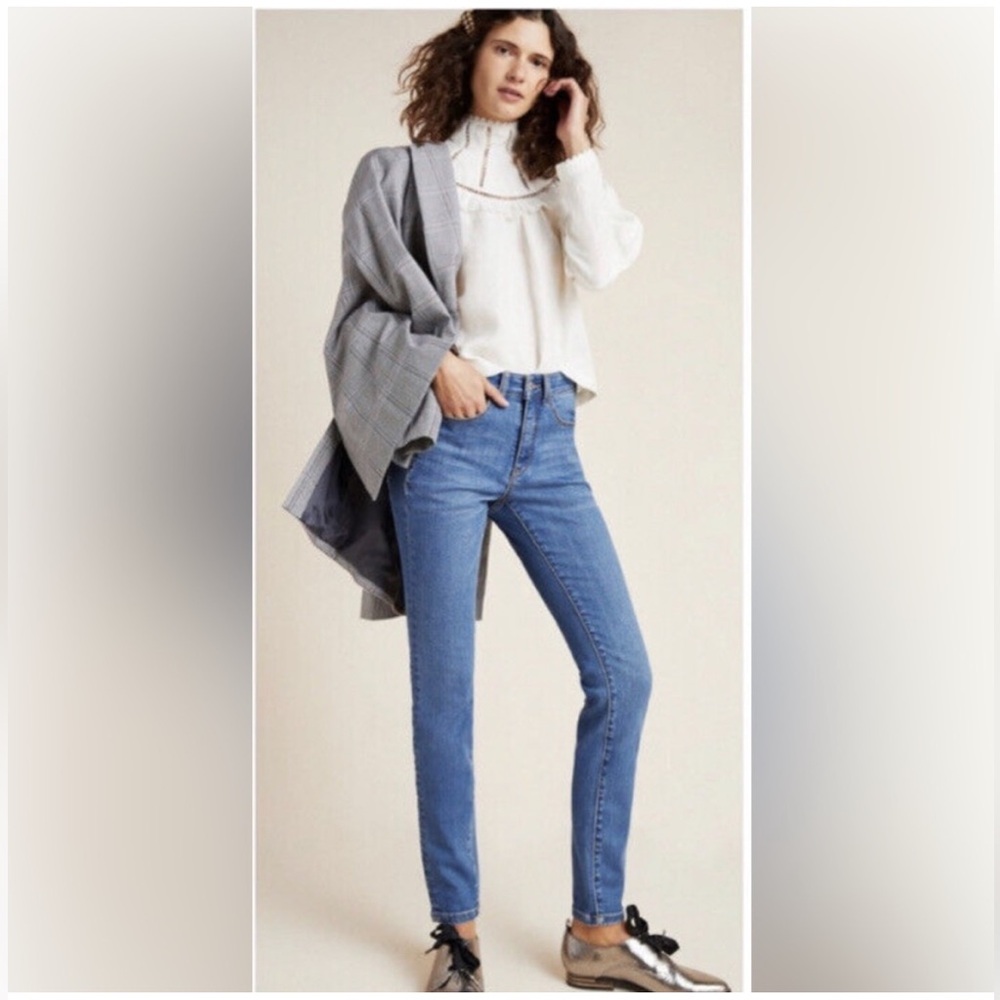 Anthropologie Pilcro High-Rise Denim Leggings